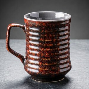 Large Coffee Mug (Red and Black)